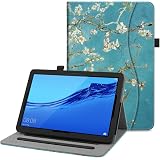 Custodia In Pelle Premium Con Supporto Per Tablet Huawei MediaPad T5 10.1 Pollici - Foto 2