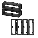 FitTurn Band Keeper Fastener Ring Rubber Buckle