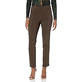 Briggs New York Womens Super Stretch Millennium Welt Pocket Pull on Career Pant (Average & Short & Tall Length)