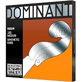 Thomastik-Infeld Dominant Violin Set 4/4 Medium Tension Aluminum E - 135 | Classic 4/4 Violin Set With Warm Balanced Tone, Flexible Playability, Quick Bow Response, Stable Tuning, And Easy Modulation