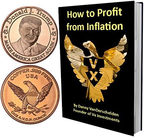 BU Proof Donald Trump One Ounce .999 Copper Coin Plus a free Book, "How to Profit from Inflation"