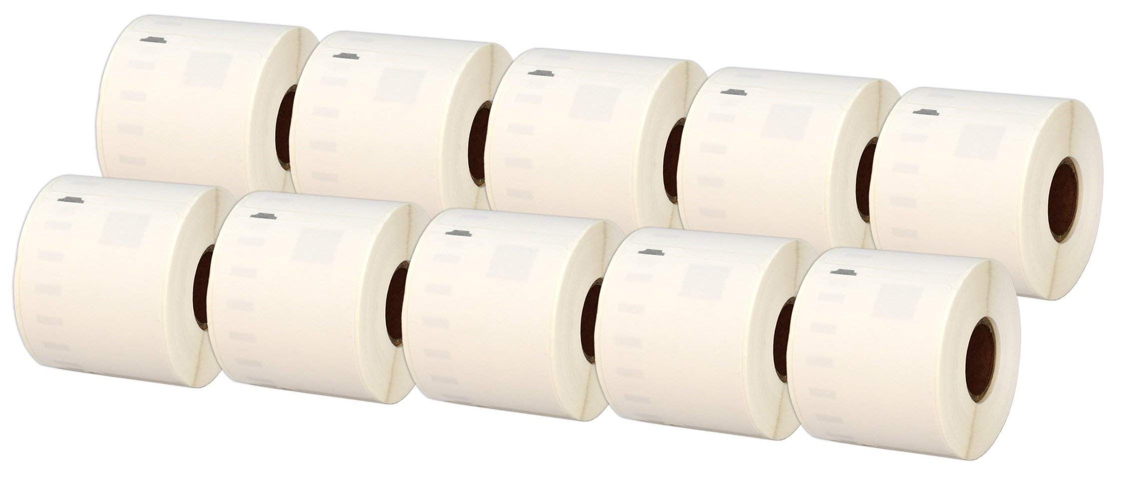 Printing Saver 10x 99015 54 x 70 mm Compatible Multipurpose Labels Rolls (320 Labels per Roll) for LabelWriter 310 320 330 4XL 400 450 Turbo/Twin Turbo/Duo & Seiko SLP Label Printers