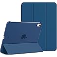 MoKo for iPad 10th Generation Case 2022, Slim Stand Hard PC Translucent Back Shell Smart Cover Case for iPad 10th Gen 10.9 inch 2022, Support Touch ID, Auto Wake/Sleep, Dark Sea Blue