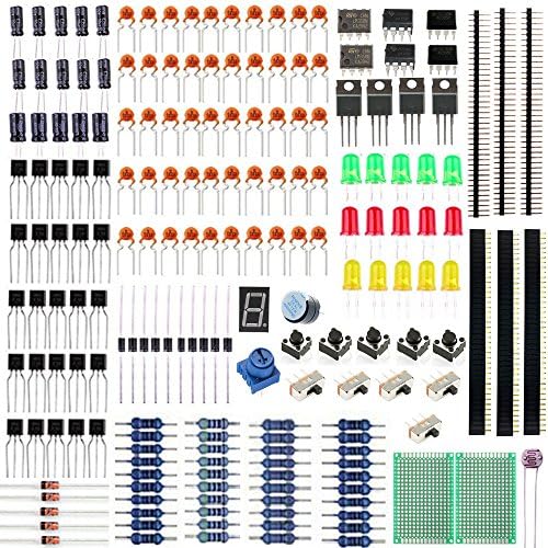 DIKAVS Beginner Entry-level Learning Electronics Parts Kit for Arduino
