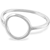 Boma Jewelry Sterling Silver Open Circle Ring, Size 5