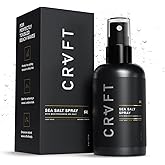 CRVFT Sea Salt Spray 6oz | Light Hold/Natural Finish | Add Volume & Texture | Ideal for All Hair Types & Lengths | Men's Texturizing Surf Spray | Made in the USA | Paraben & Sulfate Free [Scented]