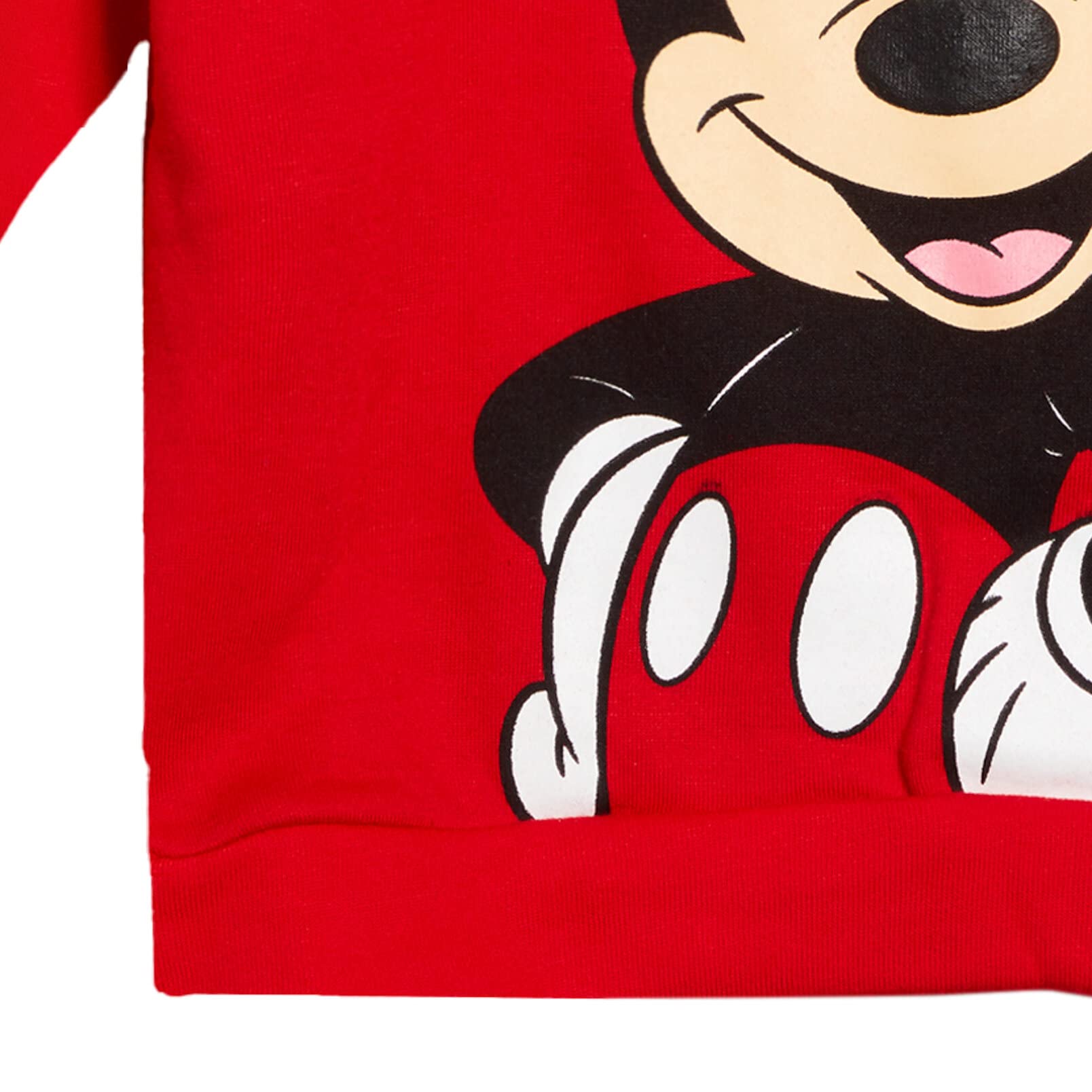 Disney Mickey Mouse Christmas Fleece Pullover Hoodie & Jogger Pants Outfit Set Newborn to Big Kid Sizes (0-3 Months - 14-16)