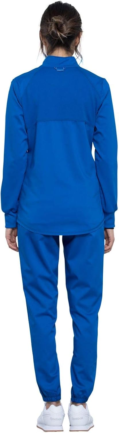 CHEROKEE Workwear WW Revolution Zip Front High-Low Jacket WW301: Clothing