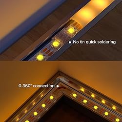 BTF-LIGHTING 3 Pin 10mm 0.39in Width Transparent
