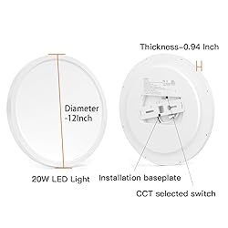 TALOYA Dimmable Flush Mount Ceiling