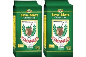 Erva Mate tradicional sem acucar para Chimarrao Brasileiro Ximango | Pack of 2x1Kg | Bundle by Brazil in Texas