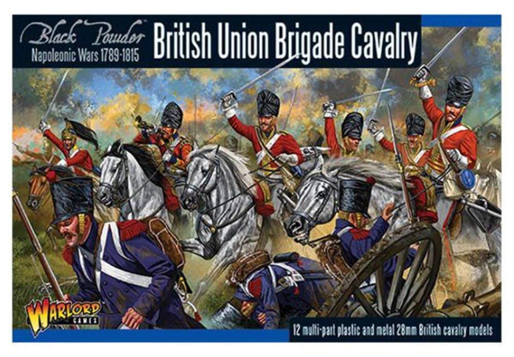 Black Powder British Union Brigade Cavalry Figures 18th & 19th Century Military Wargaming Plastic Model Kit