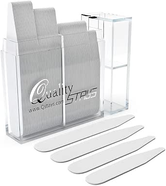 Lot De 60 Cols Chemise Renforçateurs (collar Stays) Pour Homme - PVC, Taille ~6.9x3.6 Cm - Neuf