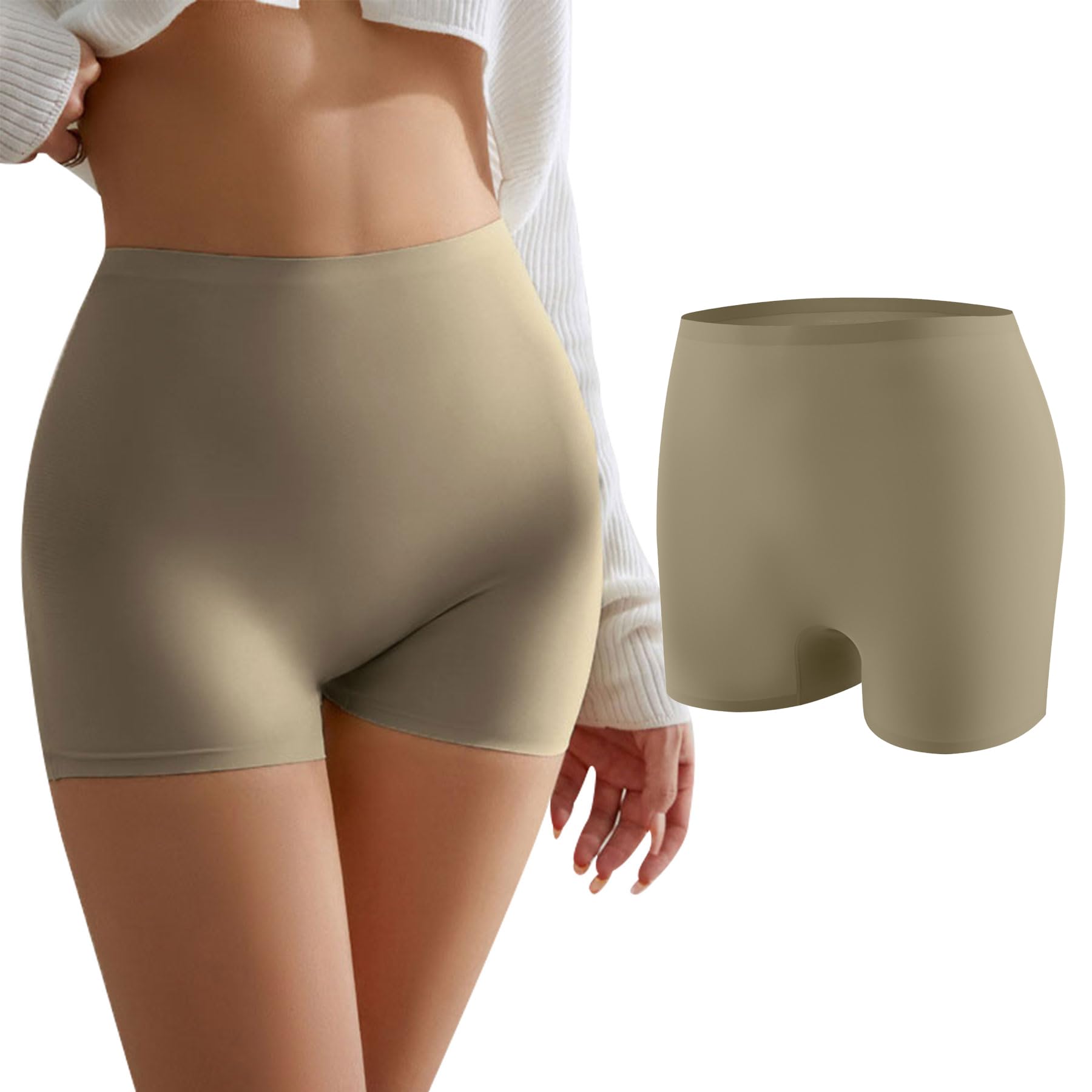 Photo 1 of Banamic Womens Boy Shorts Seamless Underwear Anti Chafing Soft Biker Short Boxers