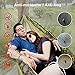 Hieha Double Camping Hammock with Mosquito Net Tree Hmamocks,Portable Travel Hiking Camping Hammocks for 2 Adults,Outdoor Home Backyard Lightweight Backpacking Camping Hammock with Tree Strapsthumb 2