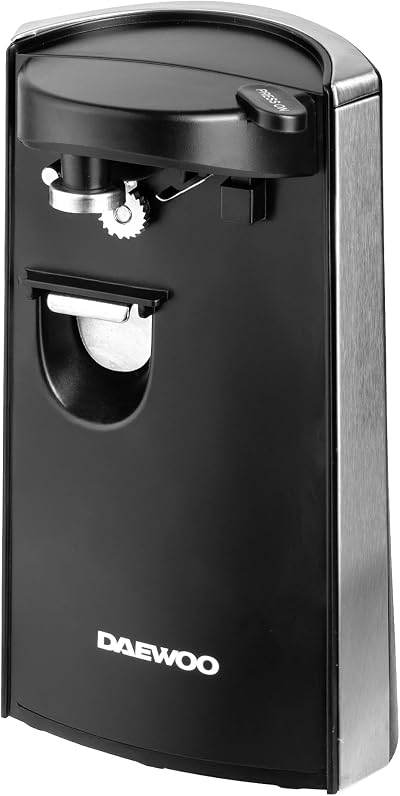 Daewoo Electric Tin Can Opener SDA2313 Multifunction Knife Sharpener Bottle