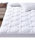 Feather & Stitch King Size Fitted Sheet - 500TC 100% Cotton Damask Sateen, Ultra Soft, 18" Deep Pocket For Mattress (Semolina Stripe)