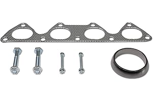 DNA Motoring GKTSET-HC88-B18-41 Aluminum Exhaust Manifold Header Gasket Set Replacement