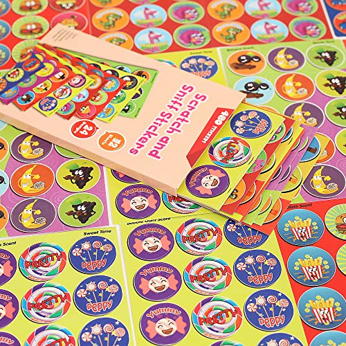 Scratch and sniff Stickers (36 Sheets) Pricepulse