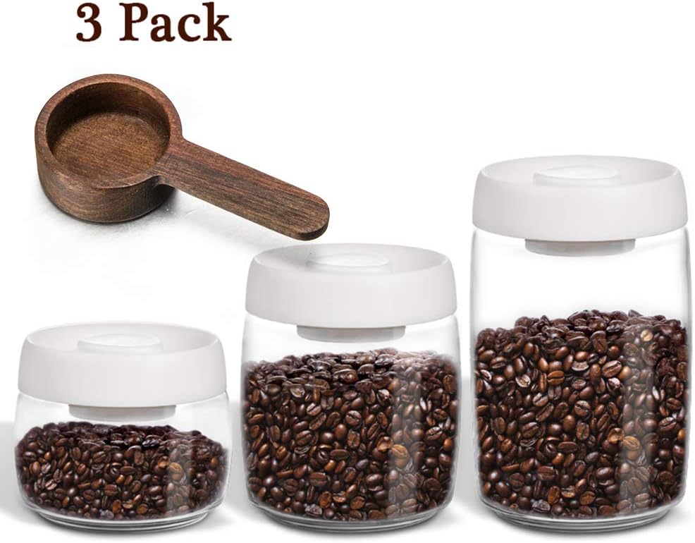 Juegos De Recipientes Para Almacenamiento De Alimentos Y Café Sellados