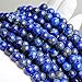 MJDCB Natural Lapis Lazuli Gemstone Loose Beads Round 6mm Energy Stone Healing Power for Jewelry Making