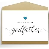 Goroar Will You Be My Godfather Card, Godfather Proposal Card, Be My Godfather Card