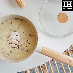 NEOFLAM FIKA 1.7QT Nonstick Sauce Pan with Glass