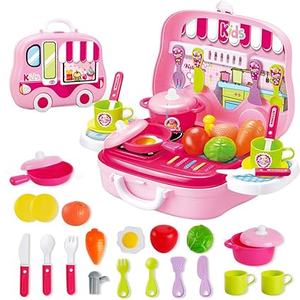 Sunalke Toys Toy Pretend Play Kitchen Cooking