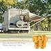 SnowyFox RV 30 Amp Female Replacement Plug - Heavy Duty 30 Amp RV Plug Receptacle with Ergonomic Handle, Designed to Accommodate Wire