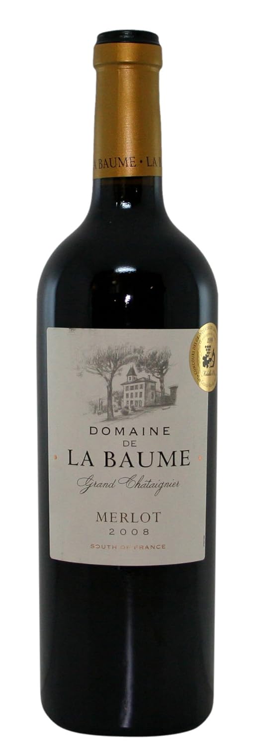 Domaine La Baume Merlot Rotwein (1 x 0.75 l) Amazon.de Bier, Wein