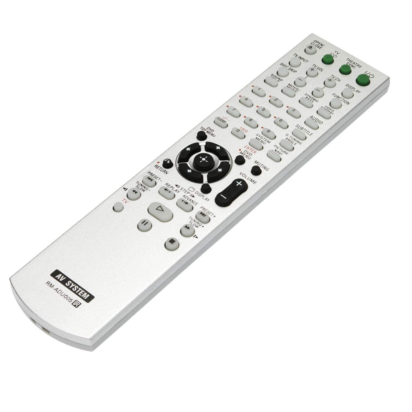 VINABTY RM-ADU005 Replacement Remote Control Fit for Sony Home Theater System DAV-DZ30 DAV-DZ530 DAV-DZ630 HCD-DZ20 DAV-DZ20 HCD-DZ530 HCD-DZ630 DAV-DZ230 DAV-DZ231 HCD-DZ230