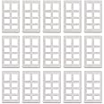 Amazing Drapery Hardware Bracket Spacer Blocks 15ct – Durable Extension Clear Plastic Brackets for Blinds and Shades, Ideal for Home and Office Window Treatments