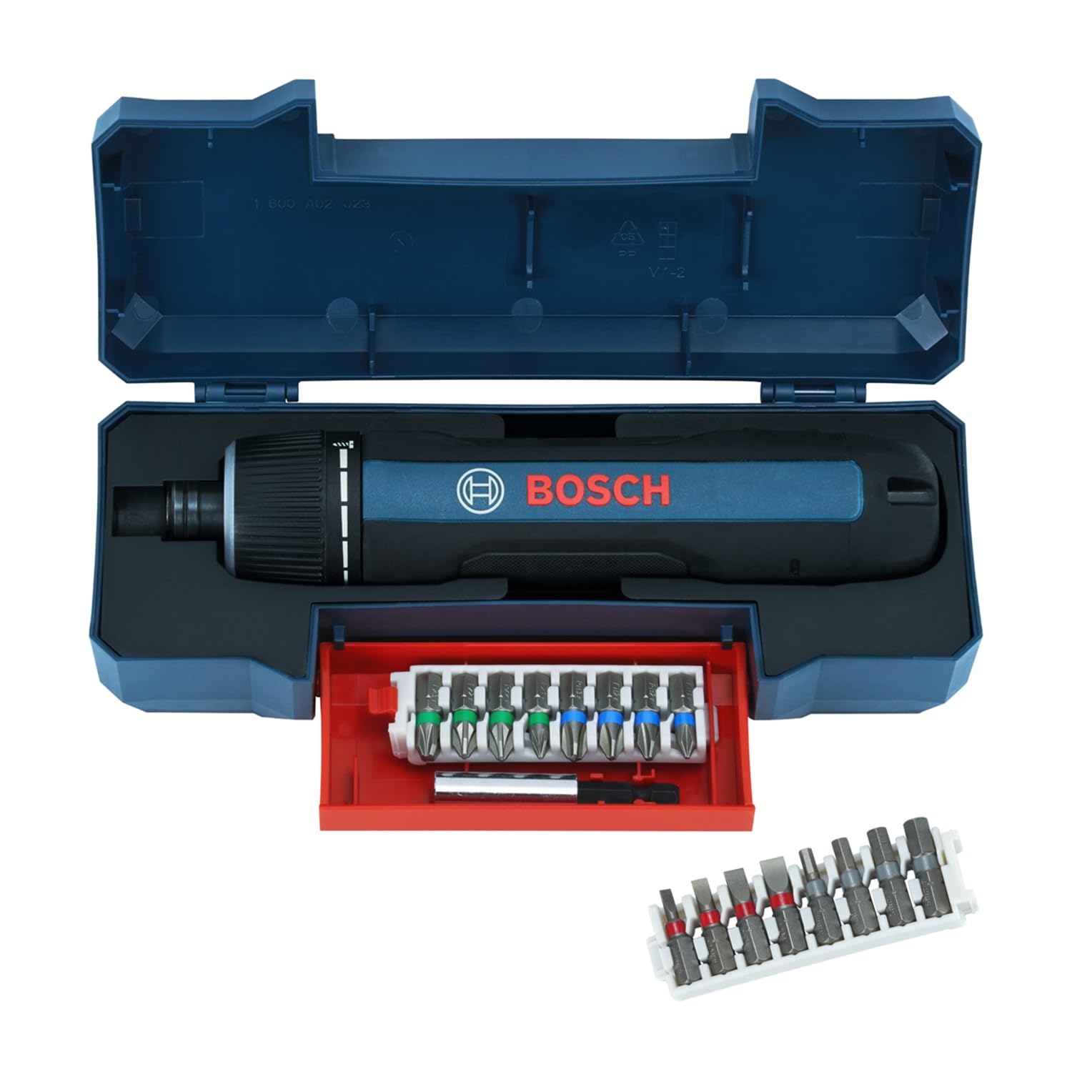 Bosch Professional Akkuschrauber Bosch GO 3 (inkl. 8-teiligem Bit-Set, Bitaufnahme, USB-C-Kabel, Mini-Koffer) 7