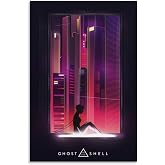 Ghost in The Shell Poster Canvas Wall Art Decoration Prints for Living Room Home Bedroom Decor Painting16x24inch(40x60cm)