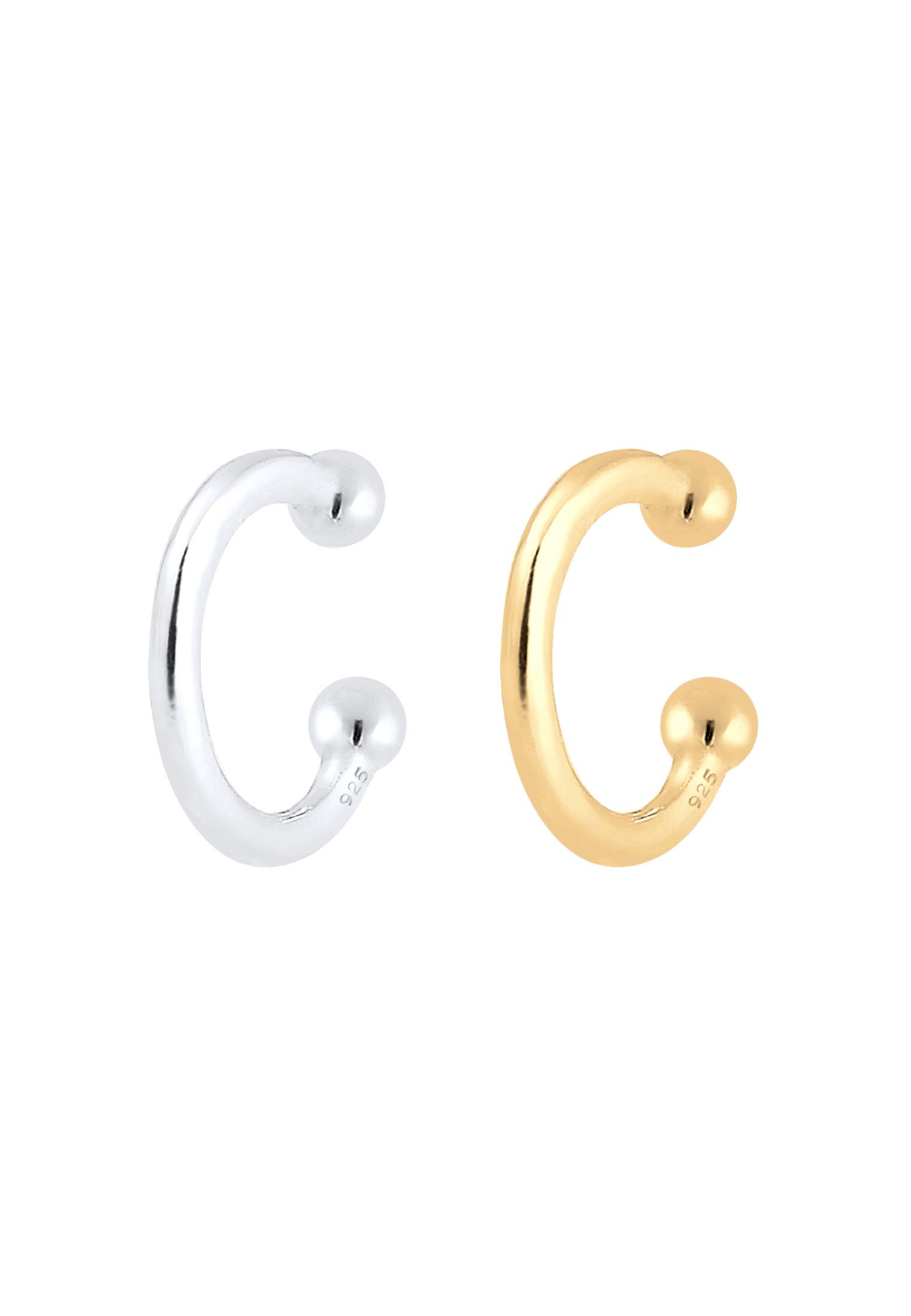 Elli Women Silver Clip-On Earrings - 0306530418