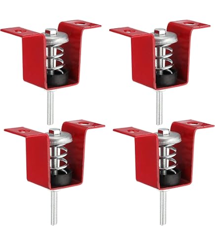 Lot De 4 Isolateurs De Vibrations à Ressort - Pour Suspension Plafond, Métal