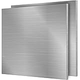 HOZEON 2 Pack 6061 Aluminum Sheet 12 x 12 x 1/4