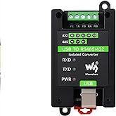 Waveshare USB to RS485/422 Industrial Grade Isolated Converter, Onboard Original FT232RL and SP485EEN, Multiple Protection, Wall-Mount and Rail-Mount Support
