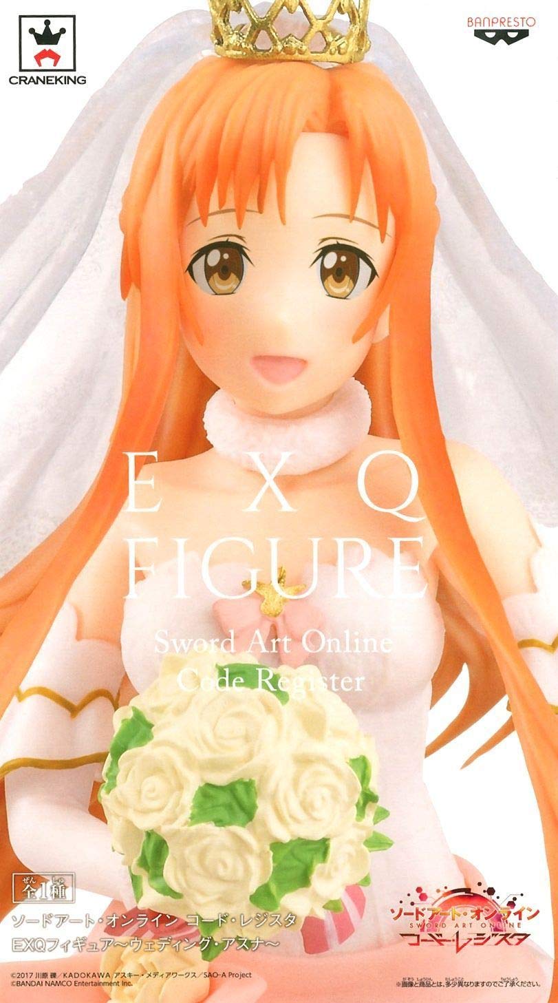 Banpresto Sword Art Online code register EXQ figure Wedding Asuna japannse limited