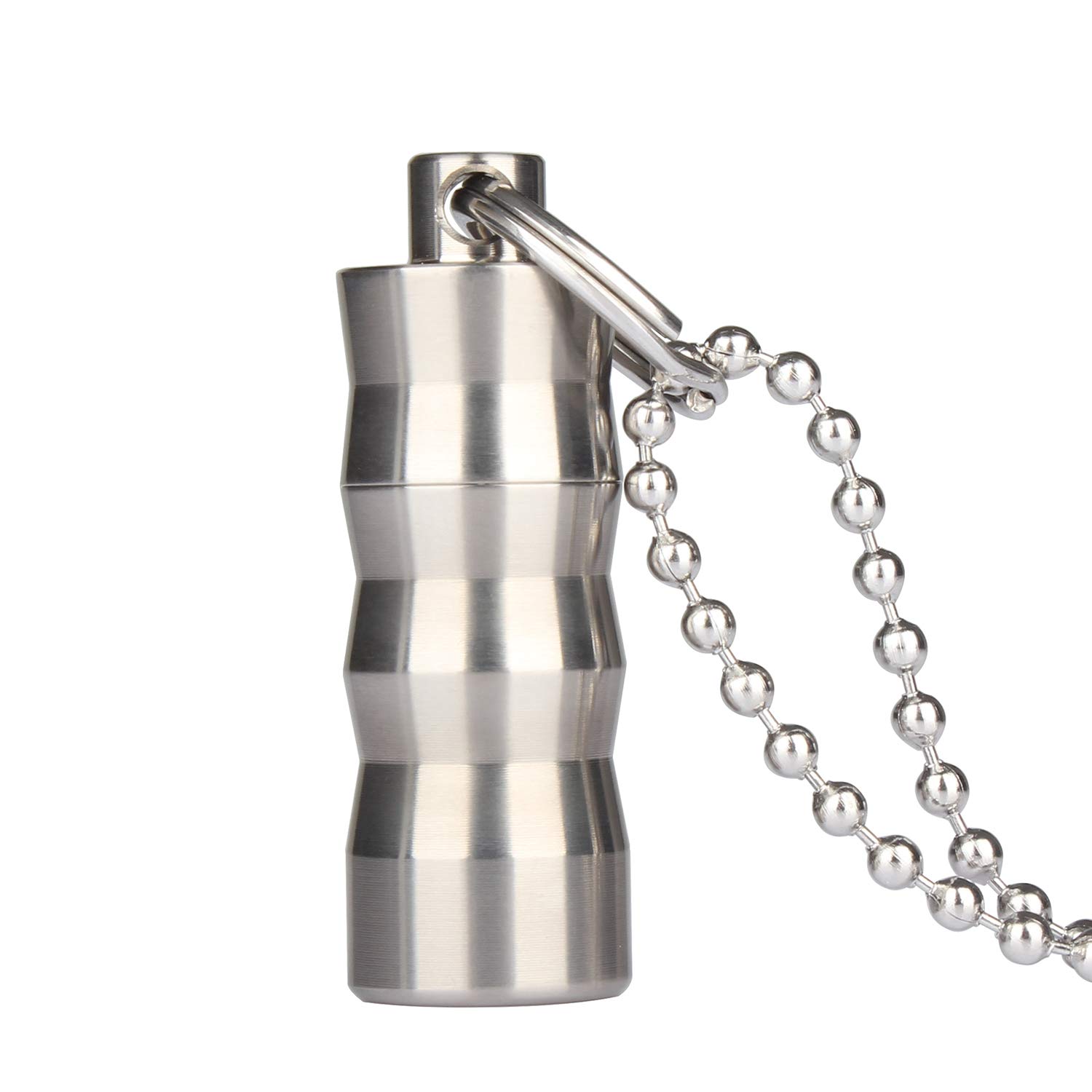 TISUR Pill Holders Super Tiny Titanium Nitro Keychain Pill case