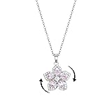 Flower Necklace for Women Gold Dainty Fidget