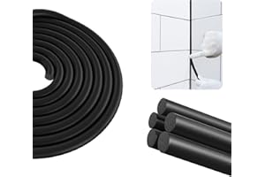 DGSL Backer Rod 3/4 Inch, Caulk Saver, Black Foam Backer Rod, Concrete Expansion Joint Filler, EPDM Rubber Crack Filling for Driveway and Wall Cracks (16.4 Ft Length)