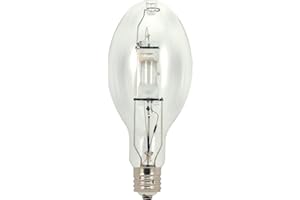 Satco Products S5843 4200K 400-Watt Clear Universal Mount Mogul Base ED28 Metal Halide Lamp