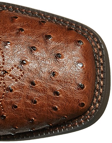 Roper Bumps Square Toe Ostrich Boot (Infant/Toddler/Little Kid/Big Kid), Tan, 1 M US Infant