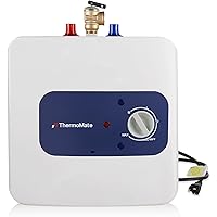 ThermoMate Mini Tank Electric Water Heater ES250 2.5 Gallons Point of Use Water Heater for Instant Hot Water Under Kitchen Si