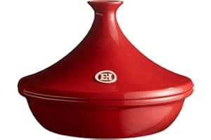 Emile Henry Made In France Flame Tagine, 2.1 quart, Burgundy