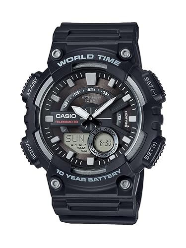 Casio AEQ110BW Series Men's Analog-Digital Watch |100M WR