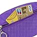 Meidexian888 Unisex Nylon Chest Bag Pure Candy Color Zipper Opening Waterproof Crossbody Bag, for Outdoors Sports Travel (Purple)thumb 3