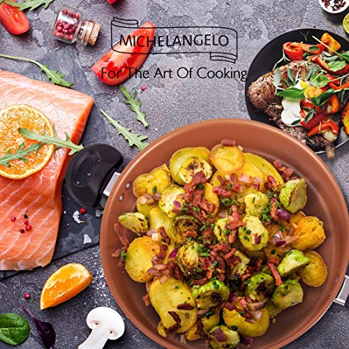 5 MICHELANGELO+Skillet+Ceramic+Nonstick+Induction