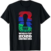 FIFA World CUP26 FIFA Host Country Logo Flags T-Shirt